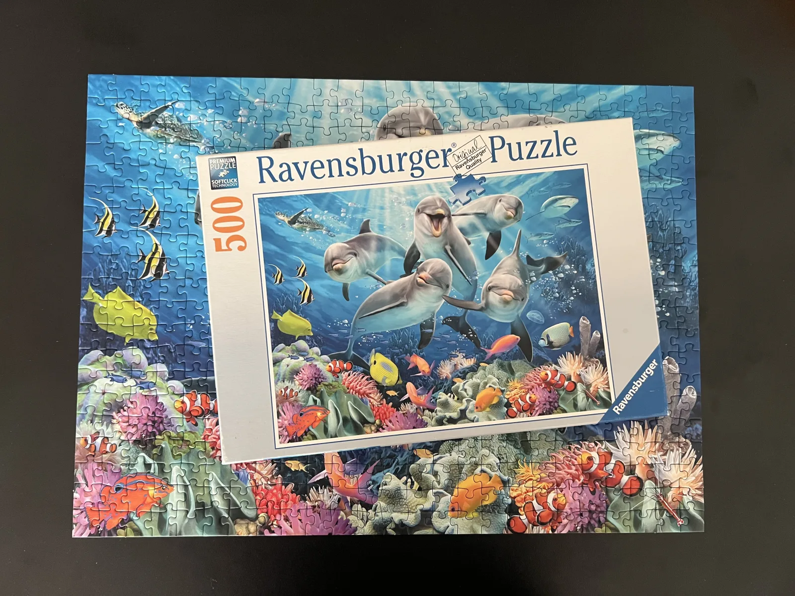 Ravensburger 500 “Dolphins in the coral reef” — 1